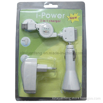 3 in 1 Charger (EU plug) (XF-CK-007)